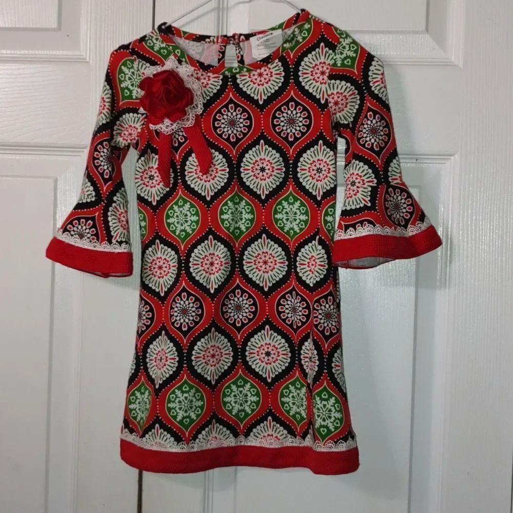 Counting Daisies holiday Christmas party dress Sz 4T